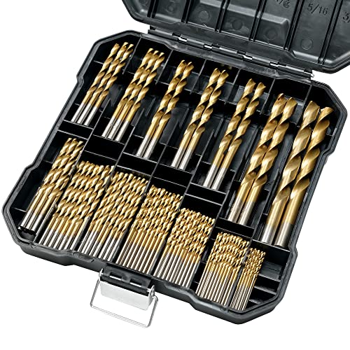 Serplex 99Pcs Drill Bits Set with Storage Case Multi Sized 3-10mm High Speed Steel Twist Drill Bits Set Electric Drill Twist Drill Bits Multi Purpose Drill Bits for Woods, Thin Iron, Aluminum Serplex 99Pcs Drill Bits Set with Storage Case Multi Sized 3-10mm High Speed Steel Twist Drill Bits Set Electric Drill Twist Drill Bits Multi Purpose Drill Bits for Woods, Thin Iron, Aluminum